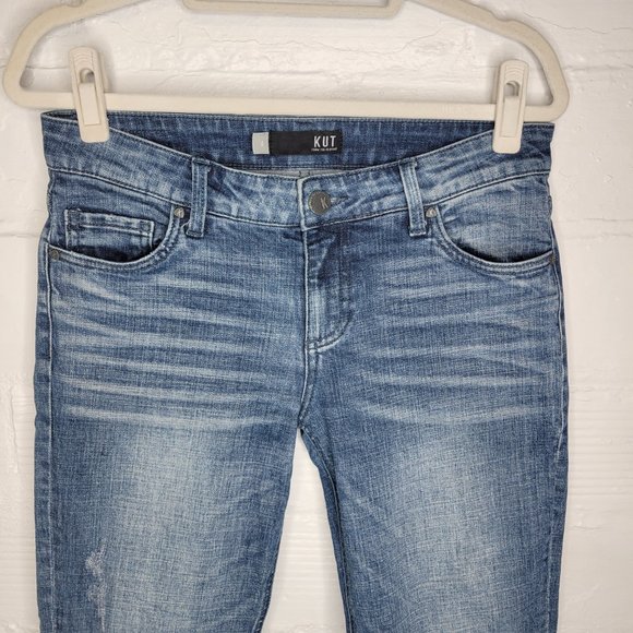 Kut From The Kloth Women's Size 4 Jeans Catherine Boyfriend Cuffed - Picture 3 of 9